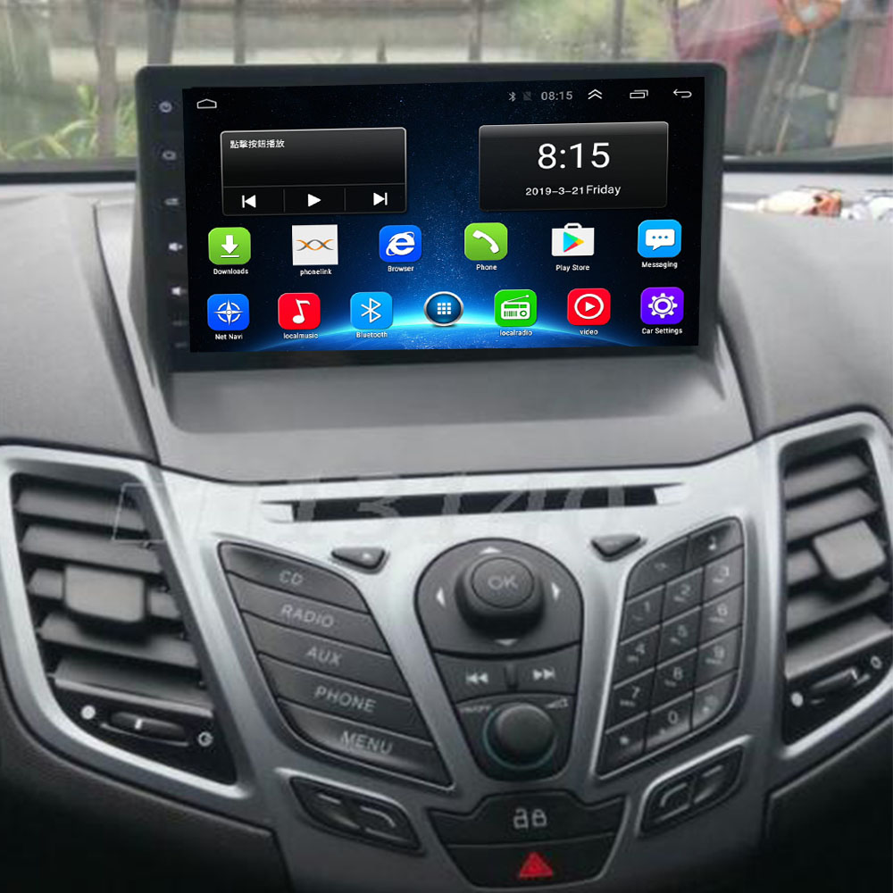 Autoradio Android pour Ford Fi.C. 2009-2017, Lecteur VidÃ©o StÃ©rÃ©o, Navigation GPS, DSP, Carplay, 2Din, DVD, CamÃ©ra n° 1