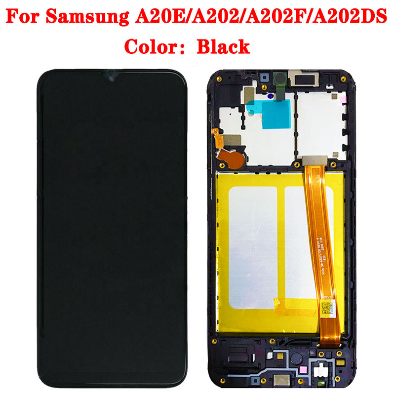 Ensemble Ã©cran tactile LCD avec chÃ¢ssis, 5.8 pouces, pour Samsung Galaxy A20e SM-A202F A202DS A202F/DS AAth n° 3