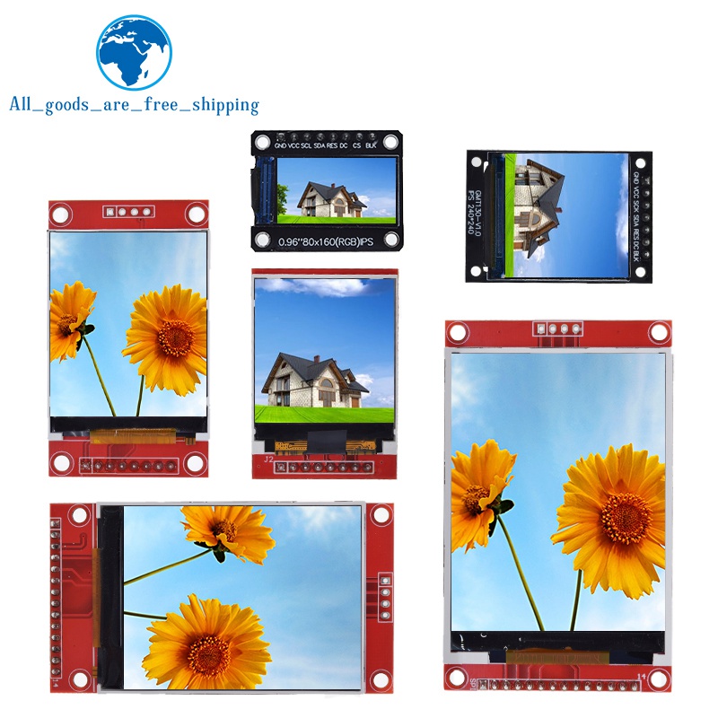 Ã‰cran LCD TFT pour Ardu37, technologie d'affichage, pas de lecteur OLED, ST7735, ILI9341, interface Ã©ventuelles I, 0.96 pouces, 1.3 pouces, 1.44 pouces, 1.8 pouces, 2.4 pouces, 2.8 pouces, 3.5 pouces n° 3