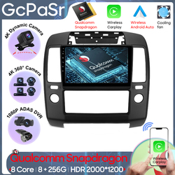 Qualcomm Snapdragon Car Radio pour Nissan Navara 3 D40 2004 - 2010 Navigation GPS Android Player StÃ©rÃ©o UnitÃ© TÃªte 5G No 2din DVD