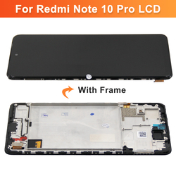 Ã‰cran LCD tactile numÃ©rique avec cadre pour Xiaomi Redmi Note 10 Pro, Verrerie, 6R, M210, 6G, 6.67 small picture n° 4