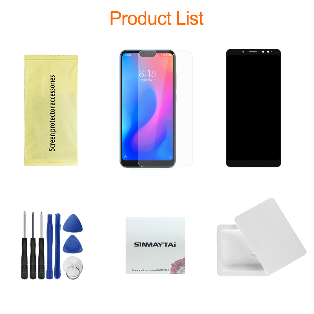 Ã‰cran tactile LCD de remplacement, 5.99 pouces, pour Xiaomi Redmi Note 5 Pro, MEI7S,MEI7, original n° 6