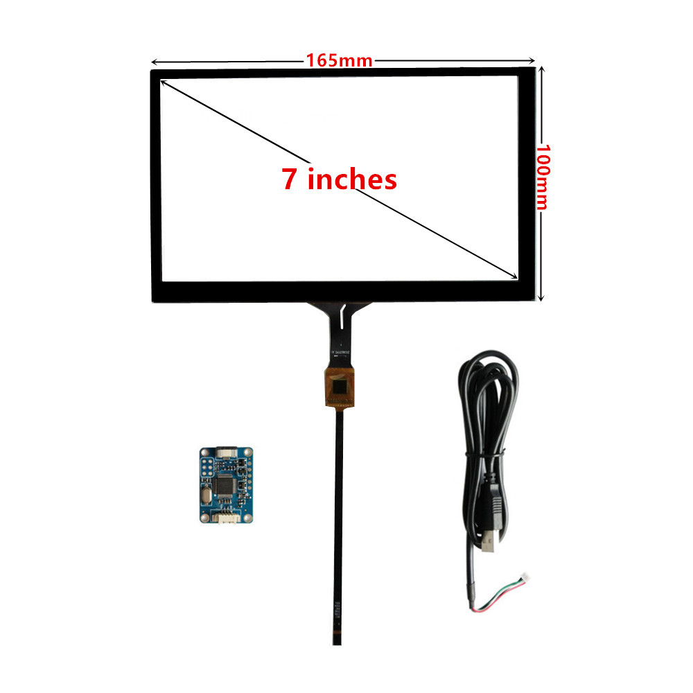 Moniteur Ã  Ã©cran LCD de 7 pouces, carte de commande de pilote 2AV Compatible HDMI VGA pour Raspberry Pi Banana/Orange Pi Mini ordinateur n° 3