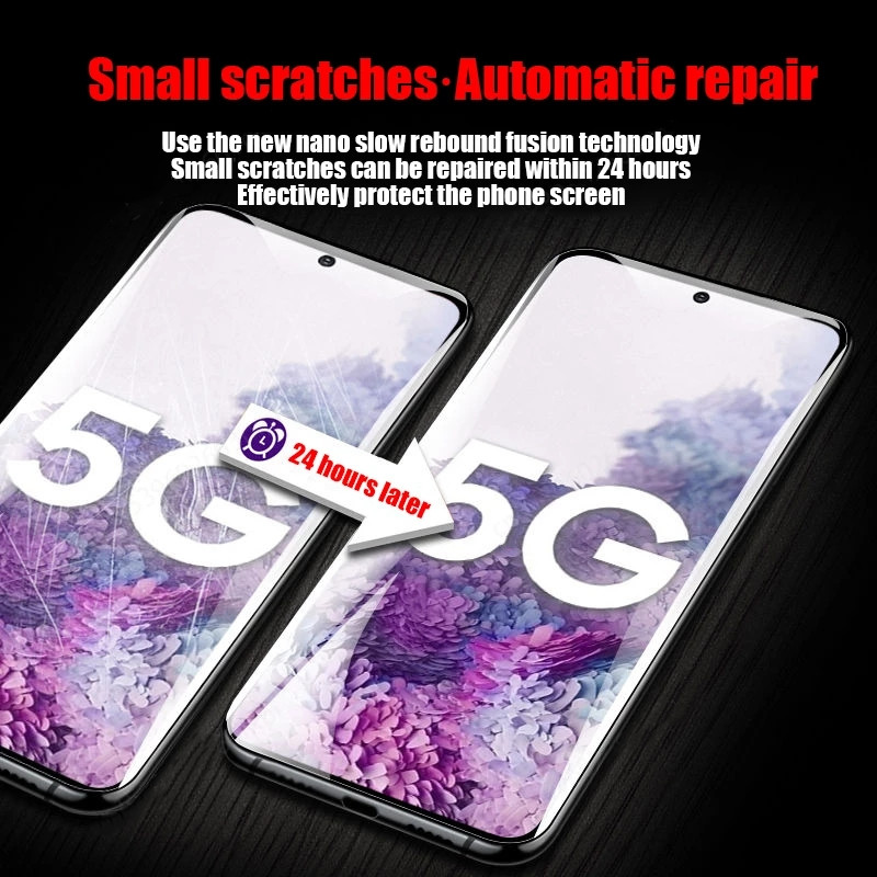 Film hydrogel pour Samsung Galaxy S20 S22 S21 Ultra S10 S9 S8 Plus FE, protecteurs d'Ã©cran pour Samsung Note 20 10 9 8 Plus S23U, 4 piÃ¨ces n° 5