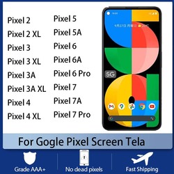 Ã‰cran tactile LCD pour tÃ©lÃ©phone portable, pour Google Pixel 2 3 3A 4 XL 5A snap7A 5 6 7 Pro Tela, original small picture n° 1