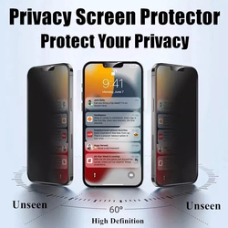 Protecteur d'Ã©cran de confidentialitÃ© pour iPhone, verre anti-espion pour iPhone 14 Pro Max, 13, 12, 11, 15 Max, Poly 7, 8 Plus, SE 2022, verre Guatemala, 3 piÃ¨ces small picture n° 2