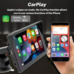 Lecteur vidÃ©o de limitation d'autoradio universel, Carplay sans fil, Android Auto, Ã©cran tactile, pare-soleil 5311, 7 pouces, nouveau small picture n° 4