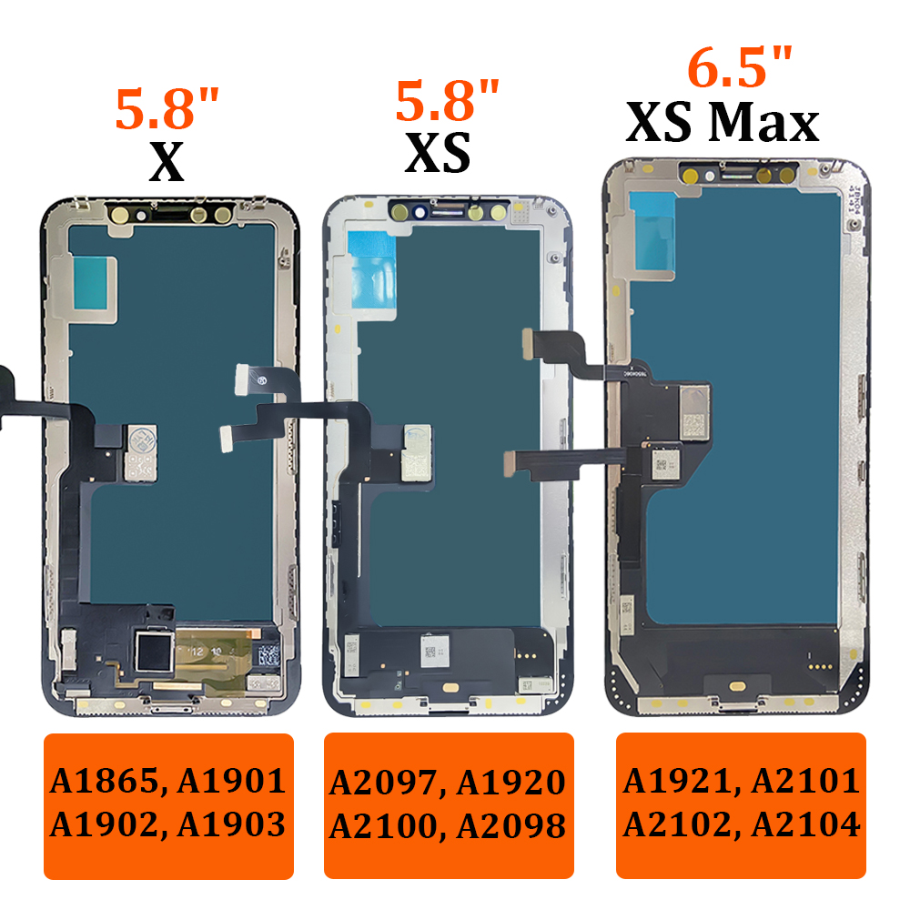 Ã‰cran OLED pour iPhone X XS MAX, Ã©cran tactile LCD 3D, A1865, A1921, assemblage de HÃ©bergements eur d'Ã©cran, remplacement, rÃ©paration de tÃ©lÃ©phone portable n° 2