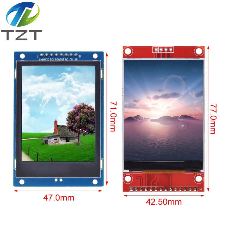 Ã‰cran LCD pour Ardu37, 2.4 pouces, 2.4x240, Ã©ventuelles I TFT LCD, Port sÃ©rie Tech 5V/320 V, Adaptateur PCB, Carte Micro SD ILI9341 / ST7789V n° 2