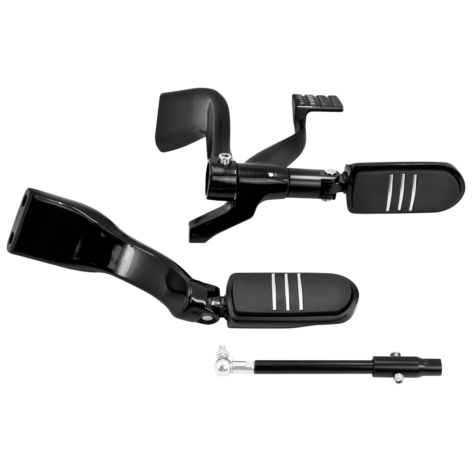 Kit de commande intermÃ©diaire pour moto, repose-pieds, pÃ©dale, leviers de changement de vitesse, ensemble de tringlerie pour Harley Sportster XL 883 1200 72 48, Iron Smile Low n° 3