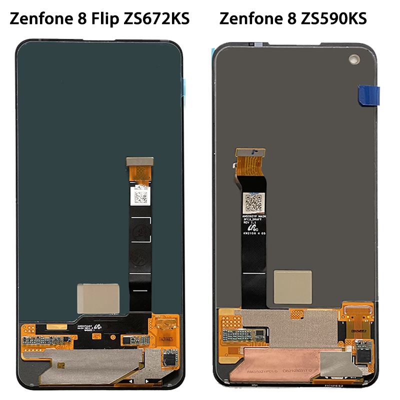 Ã‰cran tactile LCD Super AMOLED, pour Bali Zenfone8 8z ZS590KS -2A007EU I006D, HÃ©bergements eur pour Zenfone 8 Flip ZS672KS I004D LCD n° 6