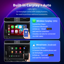 JUSTN183-Autoradio Android pour KIT 207 2006-2016, Navigation StÃ©rÃ©o, Limitation GPS, Lecteur VidÃ©o Carplay Sans Fil small picture n° 4