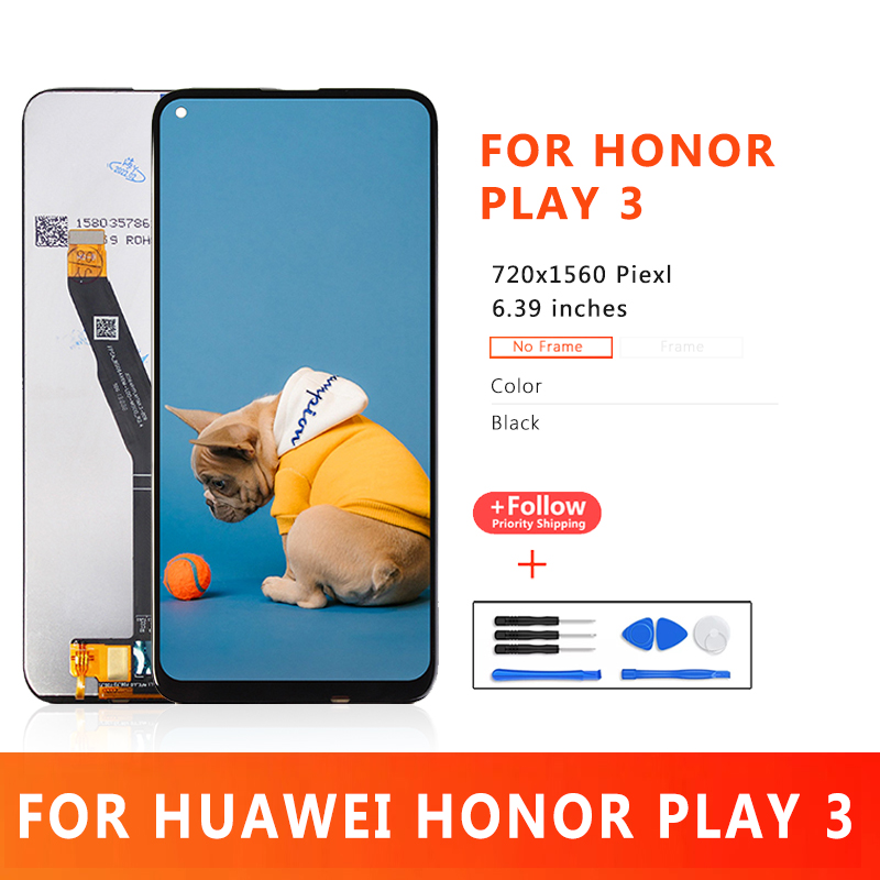 Ã‰cran LCD avec chÃ¢ssis, 720x1520, pour Huawei Honor Play 3/4T /p40 Lite E, HONOR Y7 Prime2020 ASK-AL00x, Original n° 1