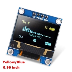 Ã‰cran OLED avec puce IIC sÃ©rie I2C, 0.96 pouces, 4 broches, technologie 12864, 128x64, LCD SSD1306, 6 piÃ¨ces small picture n° 3