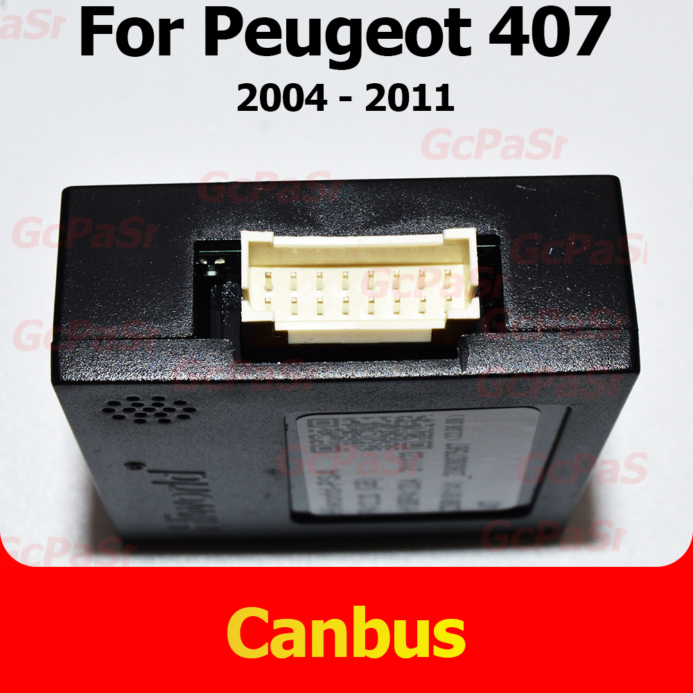 Faisceau de cÃ¢bles d'alimentation Android avec canbus et panneau de cadre, lecteur de limitation, autoradio, Ã©cran tactile, KIT 407 1, 2004 - 2011 n° 4