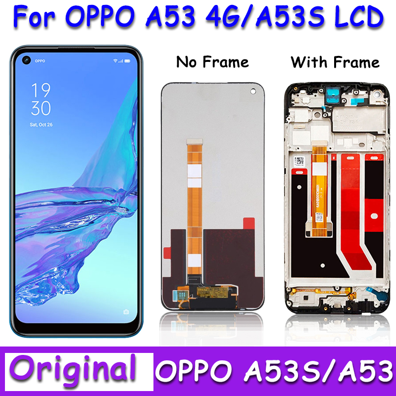 Bloc Ã©cran tactile LCD de remplacement avec chÃ¢ssis, pour Oppo A53s 4G CPH2139, Original n° 1