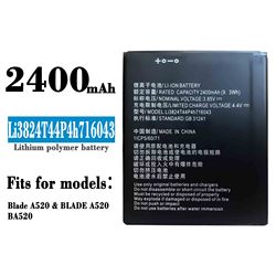 Batterie d'origine pour tÃ©lÃ©phone ElecBlade, haute qualitÃ©, Ve3824T44P4h716043, A520, A521, BA520, A520C, A603, BA603, 24.com, 2400mAh, 5.0, nouveau