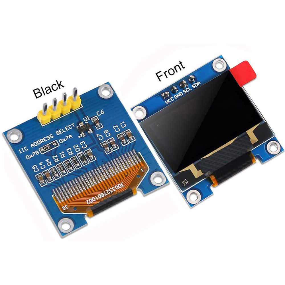 Ã‰cran OLED avec puce IIC sÃ©rie I2C, 0.96 pouces, 4 broches, technologie 12864, 128x64, LCD SSD1306, 6 piÃ¨ces n° 4