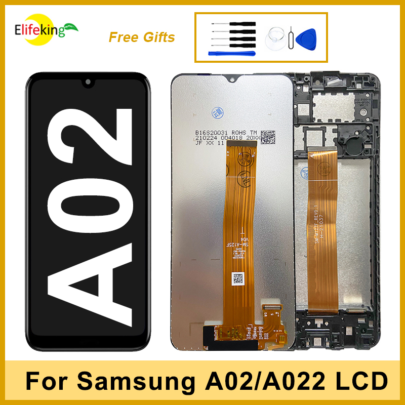 Ã‰cran OLED 6.5 pour Samsung Galaxy A02 A022 Ã©cran LCD SM-A022M A022F A022G Ã©cran tactile numÃ©riseur assemblÃ©e remplacer les piÃ¨ces de rÃ©paration de tÃ©lÃ©phone n° 1