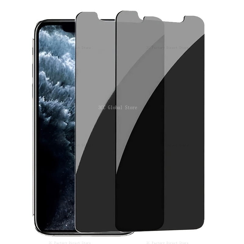 Protecteurs d'Ã©cran de confidentialitÃ© en verre anti-espion Guatemala, protecteurs d'Ã©cran pour iPhone 15, 14, 13, 12/11 Pro, XS Max, 12, 13 Mini, Poly, Xs Max, Poly, SE2022, 2 piÃ¨ces n° 5