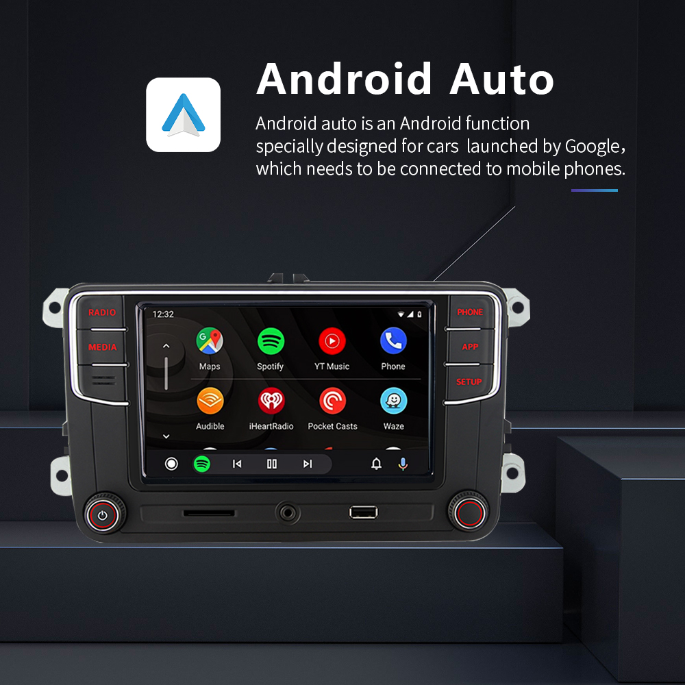 Noname autoradio Android Auto Carplay MIB RCD330 RCD340G 6RF 035 187E pour VW Golf 5 6 Jetta MK5 MK6 Passat B6 B7 Polo CC Tiguan n° 2