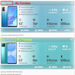 Ensemble Ã©cran tactile LCD, 6.52 pouces, pour Oppo A53 2020, CPH2127, CPH2131, PECM30 small picture n° 5