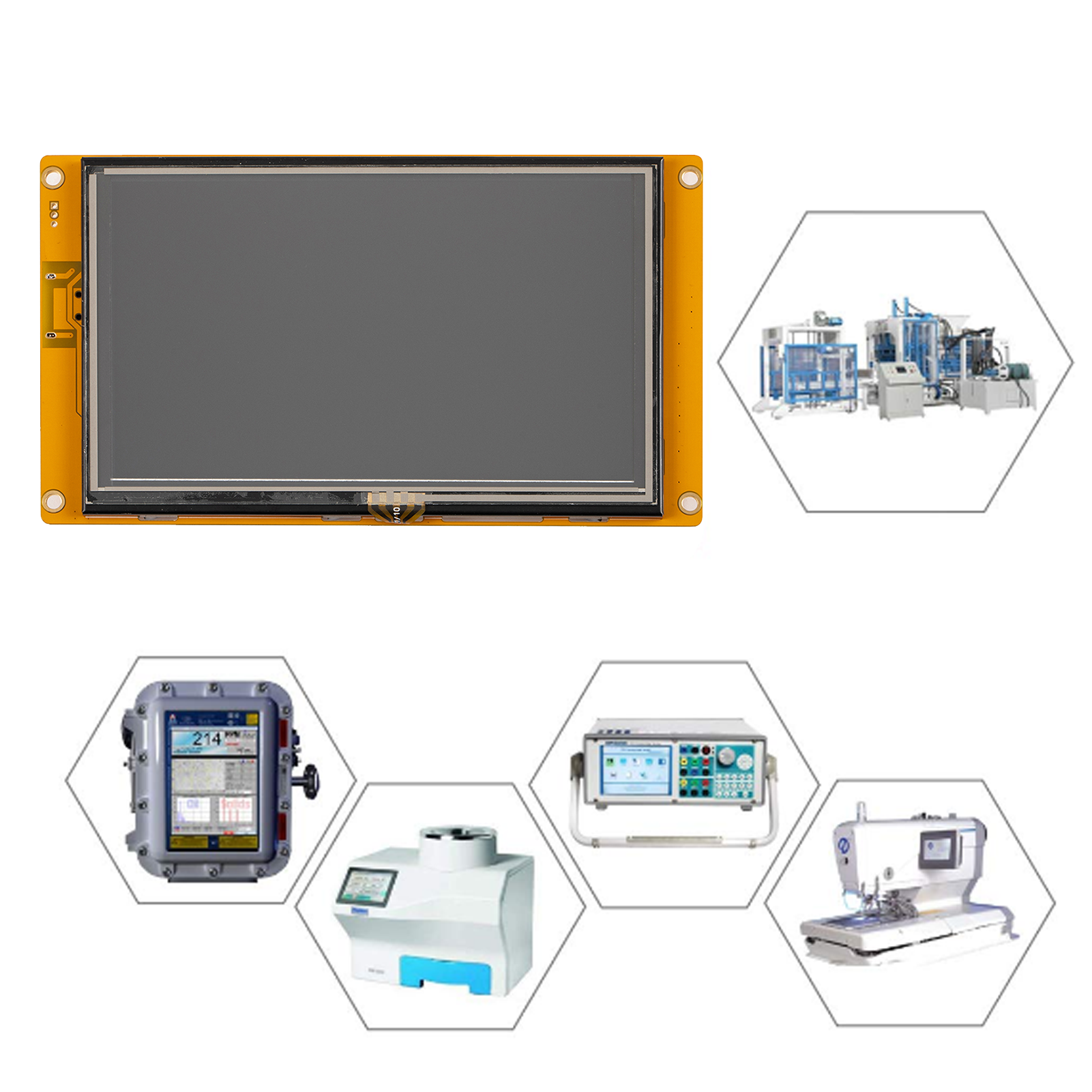 Écran tactile LCD intelligent, 4.3, 5, 7, 10.1 pouces, Interface MCU, tablette, Module TFT LCD pour usage industriel n° 4