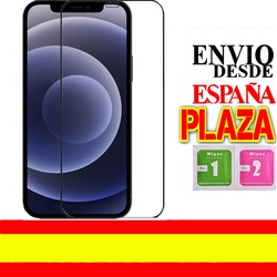 Protecteur d'écran Compatible Apple iPhone 12, noir, verre trempé, 9H, pour movil lorenzomanie small picture n° 1